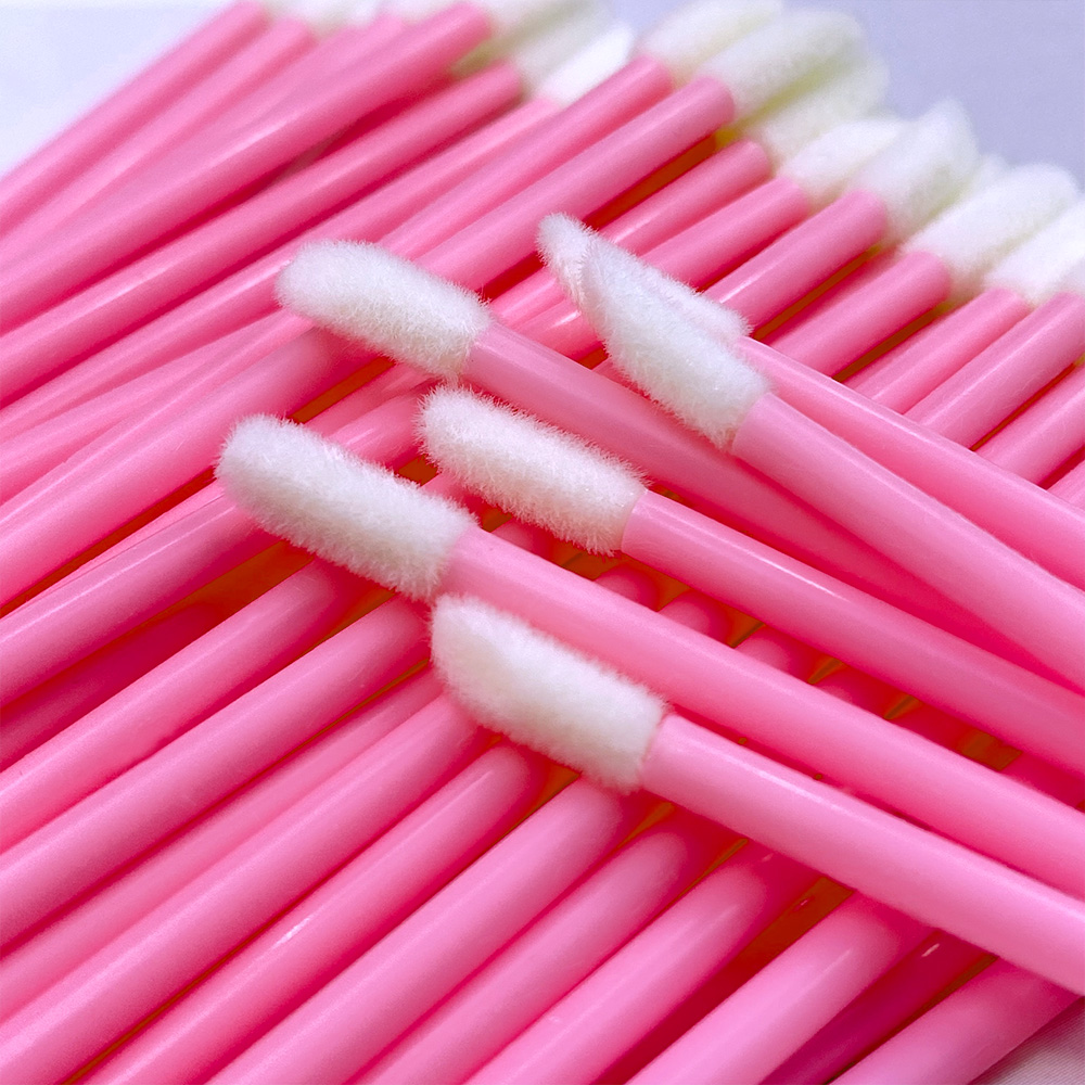 Eyelash Extension Natural - 50/500PCS Disposable Lip Brush Eyelash Extension