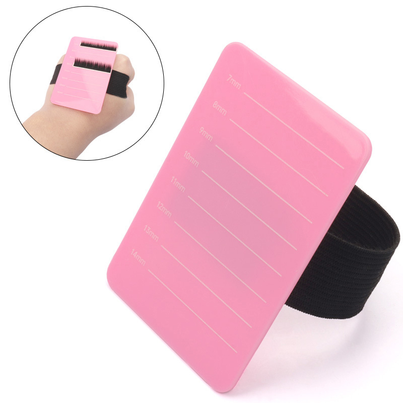 Lash Tile Palette - Lash Holder Eyelash EXTENSION มือพาเลทเครื่องมือปรับสายรัดข้อมือ Strip