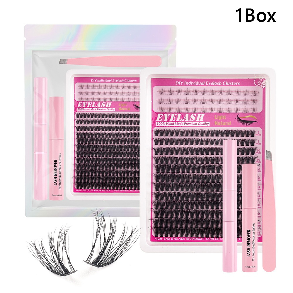 Eyelash Extension Kits - ขนตาปลอมแบบธรรมชาติ ความยาว 8-18 มม. สไตล์ Wispy