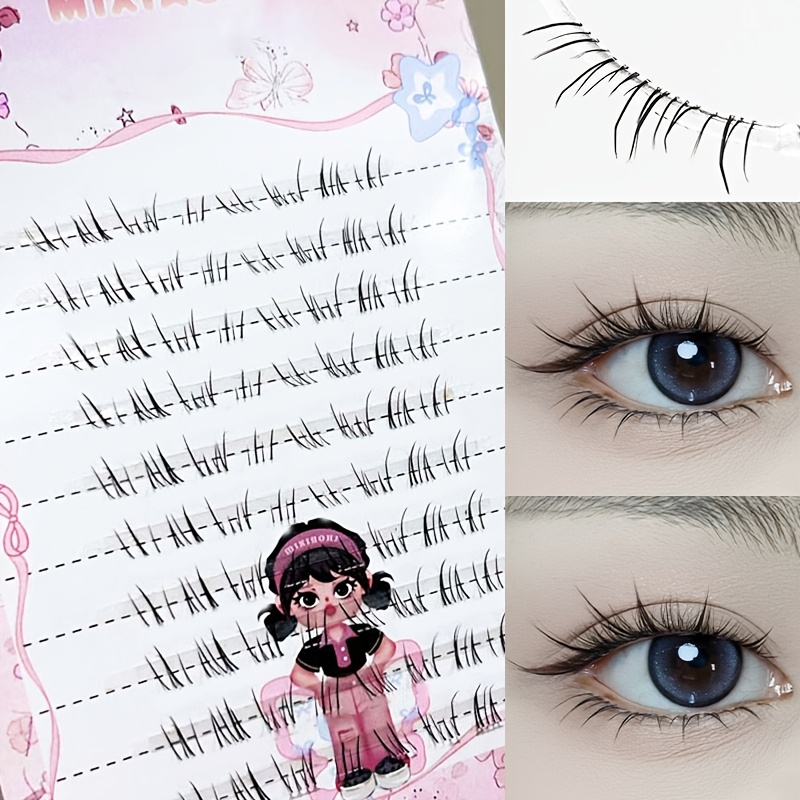 Eyelash Extension Natural - ขนตาปลอม Mixiaohe Starry Manga แบบใส ติดง่าย