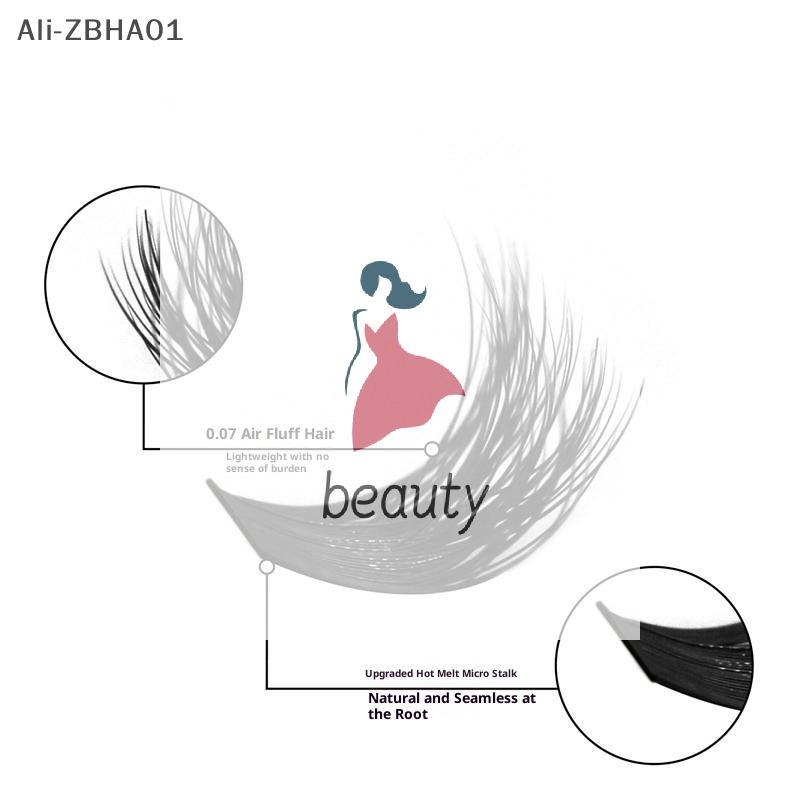 Eyelash Extension Kits - ขนตาปลอม 3 มิติ แบบมิงค์ ขนตาเส้นต่อเส้น ชุดต่อขนตา