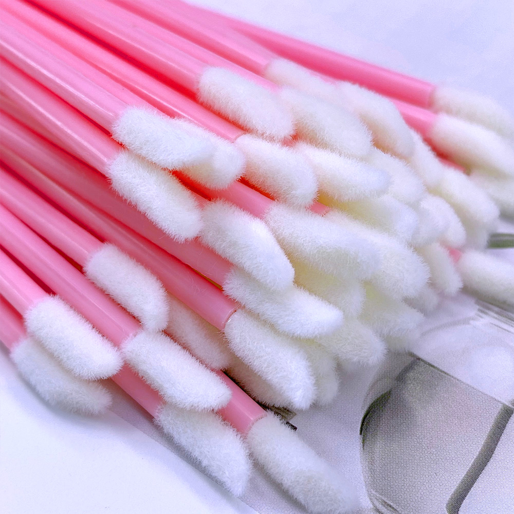 50/500PCS Disposable Lip Brush - Eyelash Extension Natural บทวิจารณ์และราคา