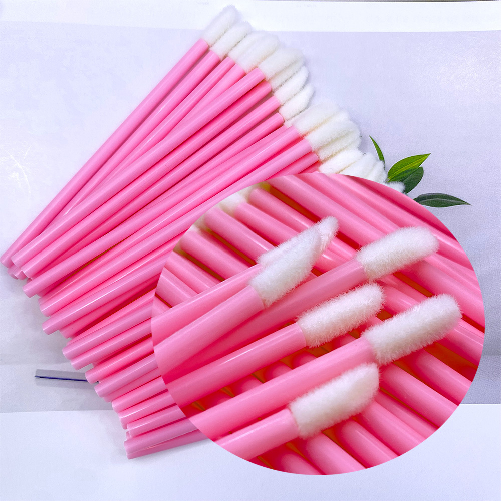 50/500PCS Disposable Lip Brush - Eyelash Extension Natural บทวิจารณ์และราคา