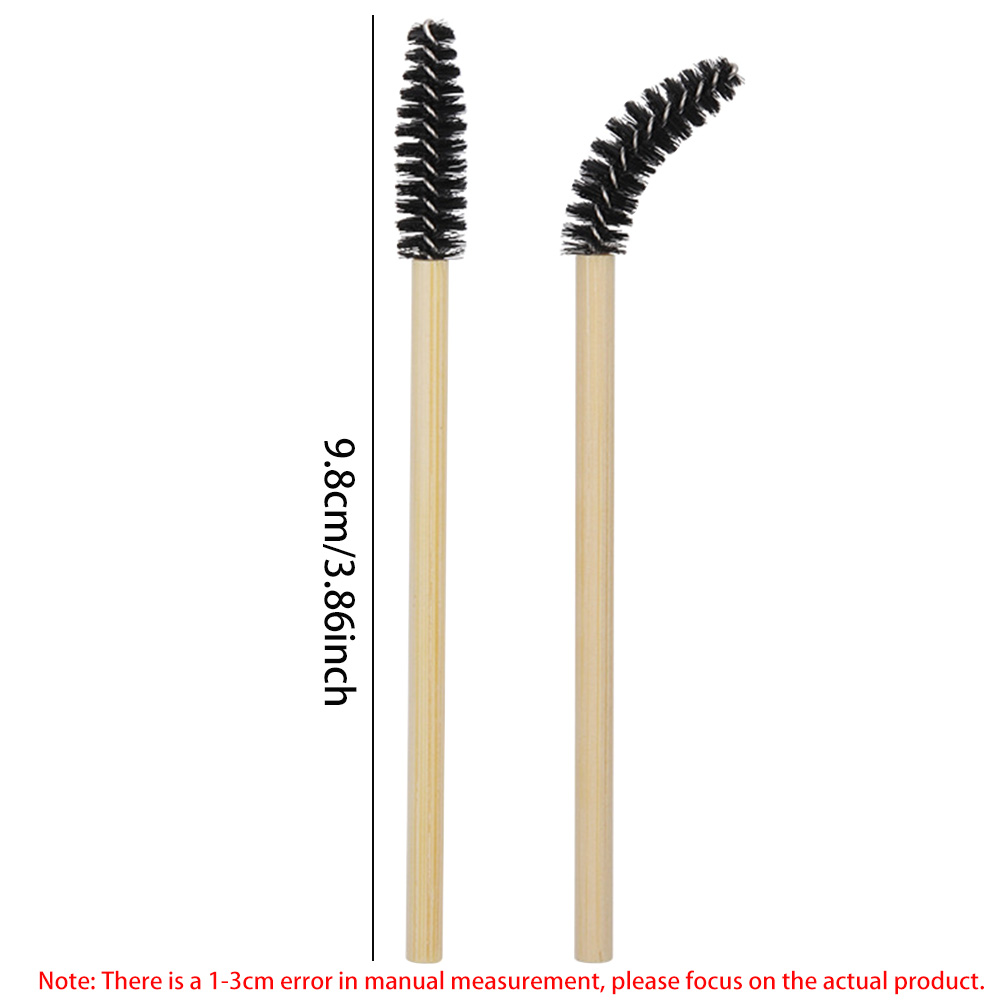 แปรงปัดขนตาด้ามไม้ไผ่ 50/100 ช - Eyelash Extension London บทวิจารณ์และราคา