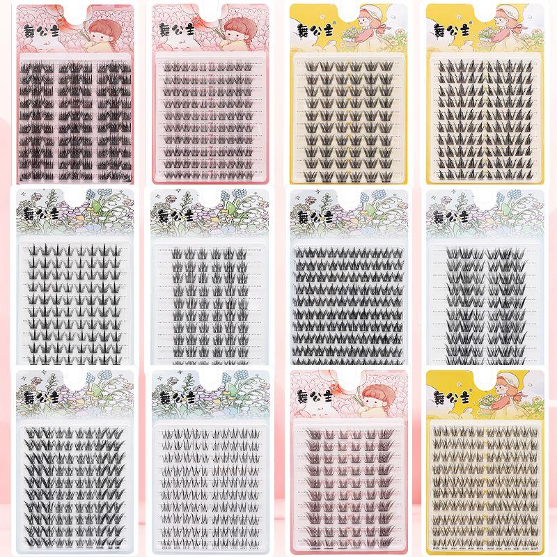 ขนตาปลอมแบบช่อ 10 แถว ขนาด 8-1 - Eyelash Extension Natural บทวิจารณ์และราคา