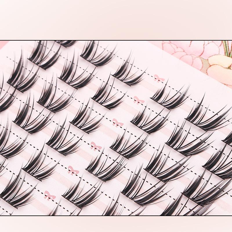 ขนตาปลอมแบบช่อ 10 แถว ขนาด 8-1 - Eyelash Extension Natural บทวิจารณ์และราคา