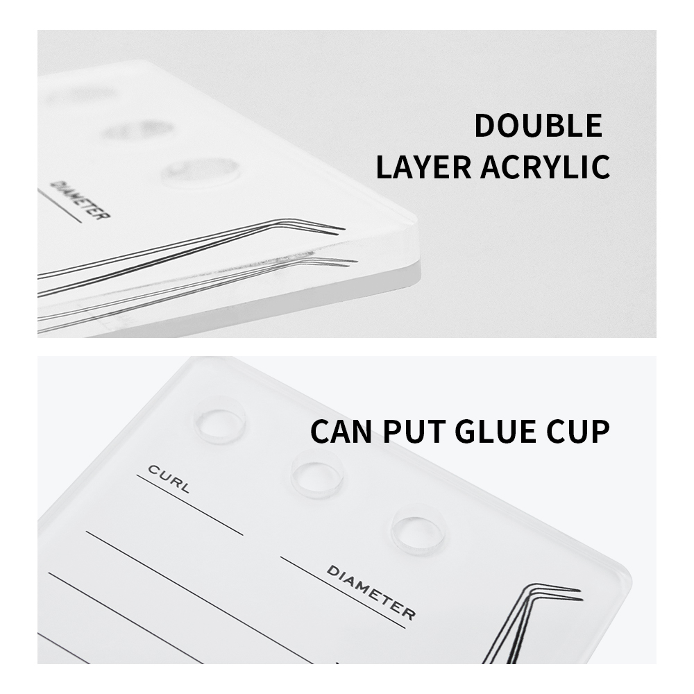Gahamaca ที่วางขนตาแบบอะคริลิค - Lash Tile Palette บทวิจารณ์และราคา