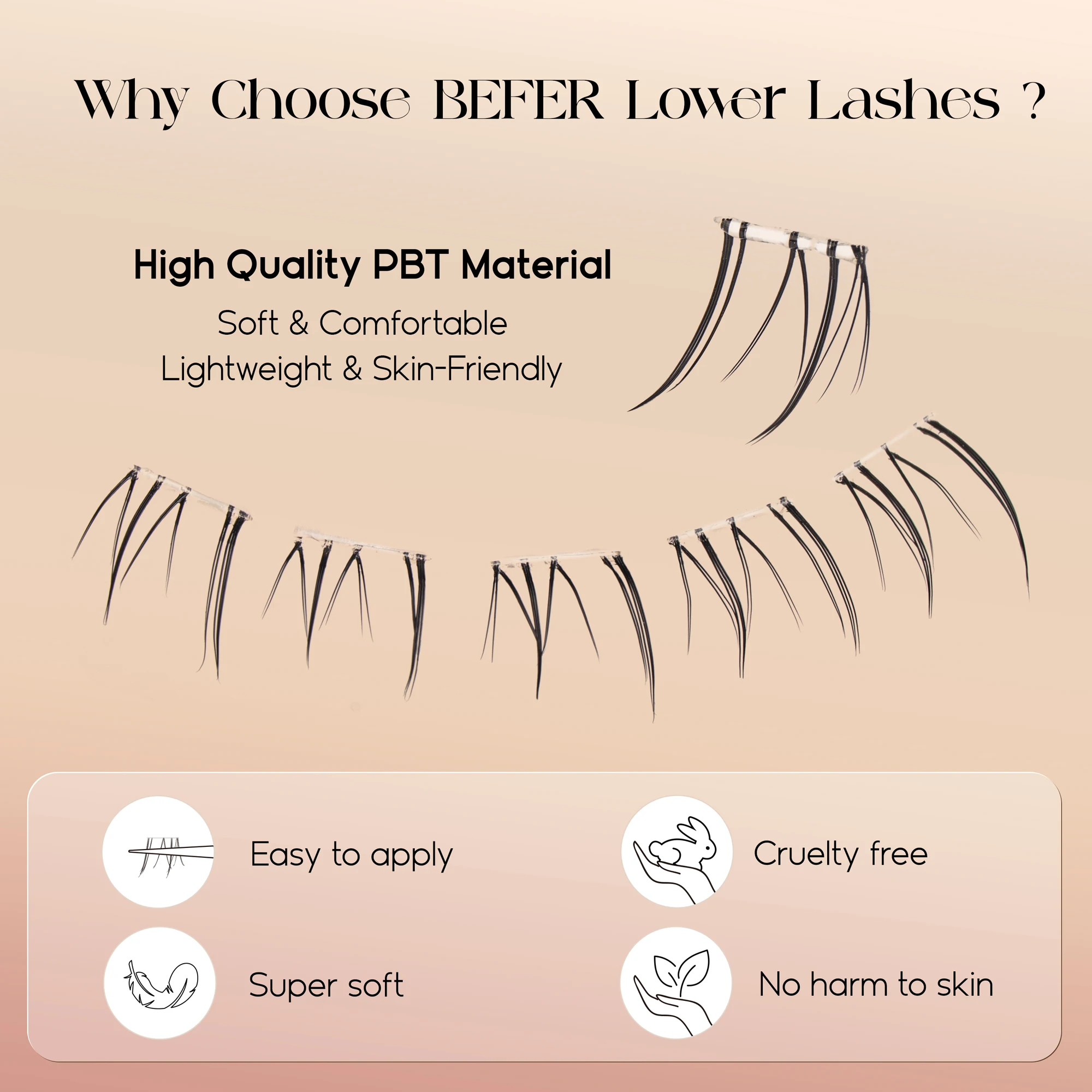 ขนตาล่างแบบไม่ต้องใช้กาว ดูเป็ - Eyelash Extension Natural บทวิจารณ์และราคา