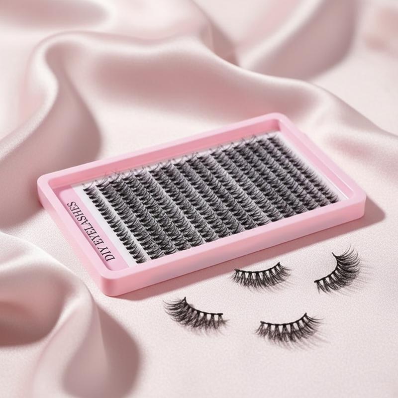 ทำเอง ﻿ ชุดต่อขนตาแบบกลุ่มธรรม - Eyelash Extension Kits บทวิจารณ์และราคา