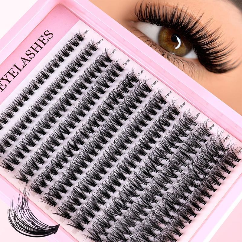 ทำเอง ﻿ ชุดต่อขนตาแบบกลุ่มธรรม - Eyelash Extension Kits บทวิจารณ์และราคา