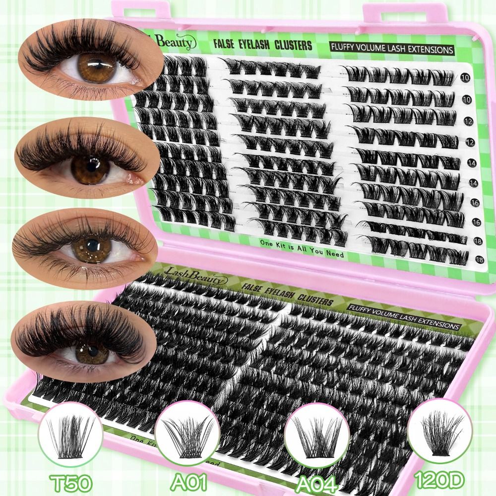 ขนตาปลอมแบบธรรมชาติ ดีไซน์เป็น - Eyelash Extension Kits บทวิจารณ์และราคา