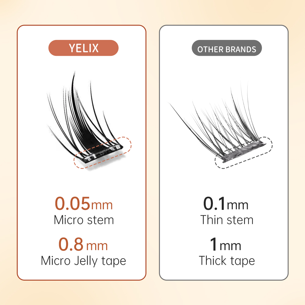 ขนตาปลอม Yelix แบบติดเองได้ 7  - Eyelash Extension Natural บทวิจารณ์และราคา