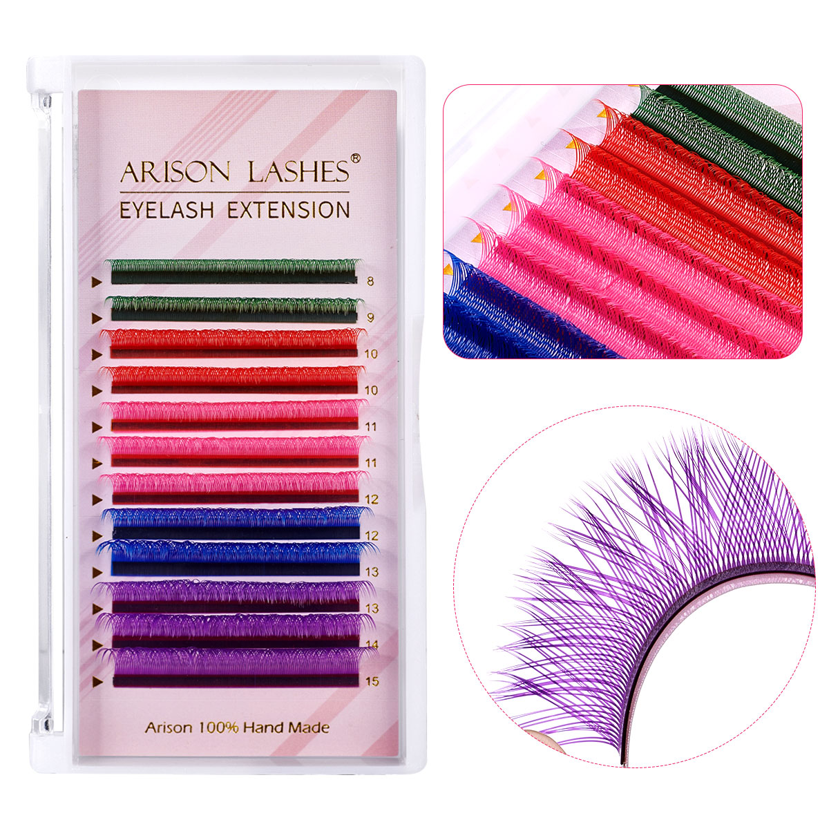 ขนตาปลอมคละสีขนตาปลอมต่อขนตาแฟ - Lash Tile Palette บทวิจารณ์และราคา