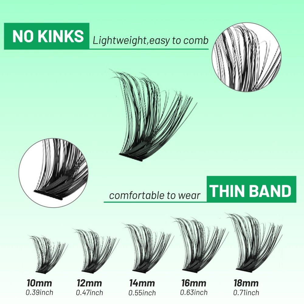 ขนตาปลอมแบบธรรมชาติ ชุดต่อขนตา - Eyelash Extension Kits บทวิจารณ์และราคา
