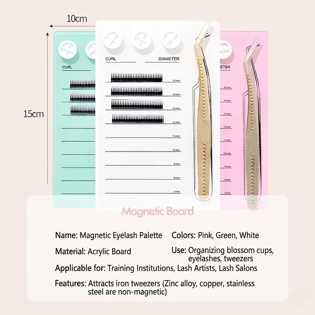 ถาดแม่เหล็กสำหรับต่อขนตาและแผ่ - Lash Tile Palette บทวิจารณ์และราคา