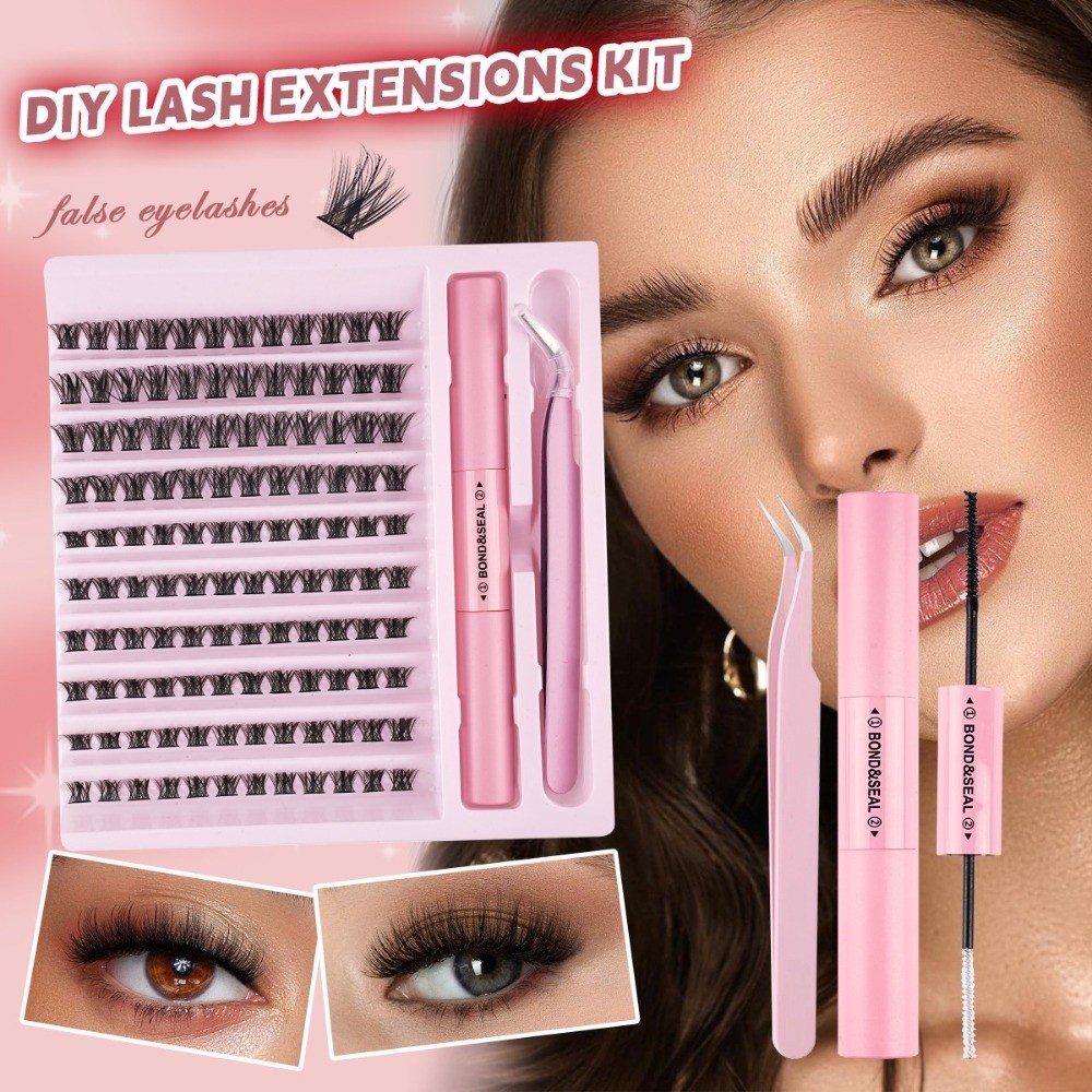 ขนตาปลอมคุณภาพสูงแบบติดกาว ดีไ - Eyelash Extension Kits บทวิจารณ์และราคา