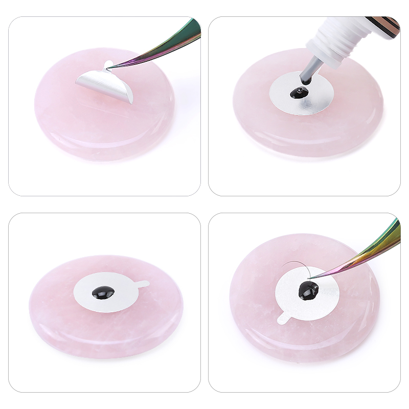 แผ่นกาวติดขนตาปลอม สีชมพู สีเข - Lash Tile Palette บทวิจารณ์และราคา