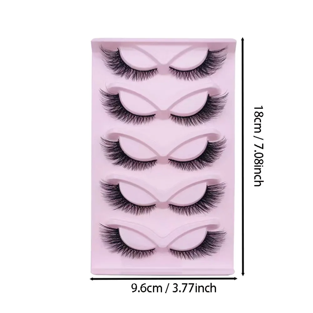 5 คู่ Cat Eye Lashes Wispy Fak - Eyelash Extension Cat Eye Wispy บทวิจารณ์และราคา