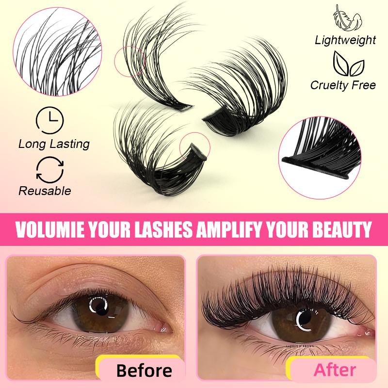 ชุดต่อขนตาแบบกลุ่ม ขนตาแบบเส้น - Eyelash Extension Kits บทวิจารณ์และราคา
