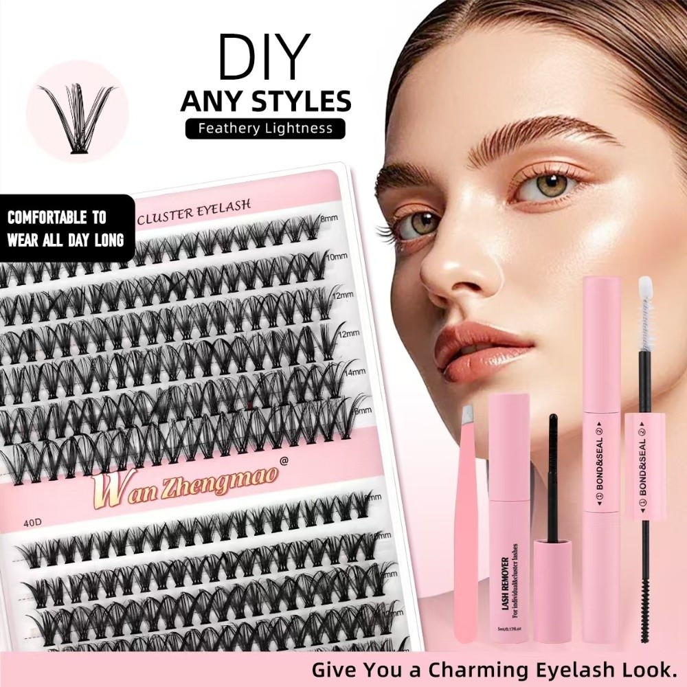ขนตาปลอมแบบธรรมชาติ ความยาว 8- - Eyelash Extension Kits บทวิจารณ์และราคา