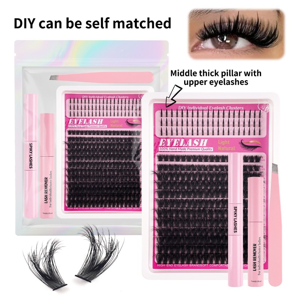 ขนตาปลอมแบบธรรมชาติ ความยาว 8- - Eyelash Extension Kits บทวิจารณ์และราคา