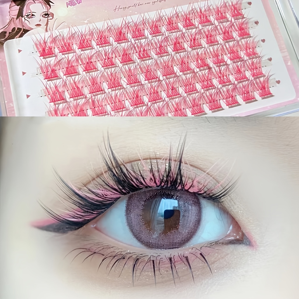 ขนตาปลอม Mixiaohe สีสันสดใส 60 - Eyelash Extension Natural บทวิจารณ์และราคา