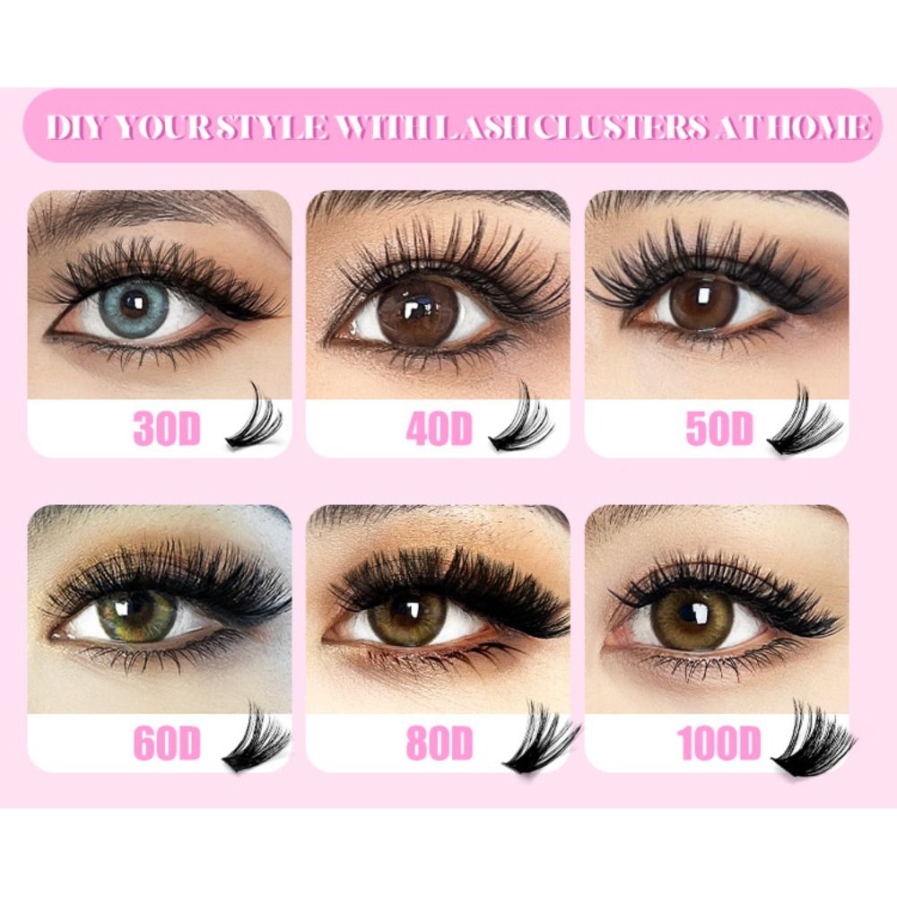 ขนตาปลอมแบบ 3 มิติ ความยาว 9-1 - Eyelash Extension Kits บทวิจารณ์และราคา