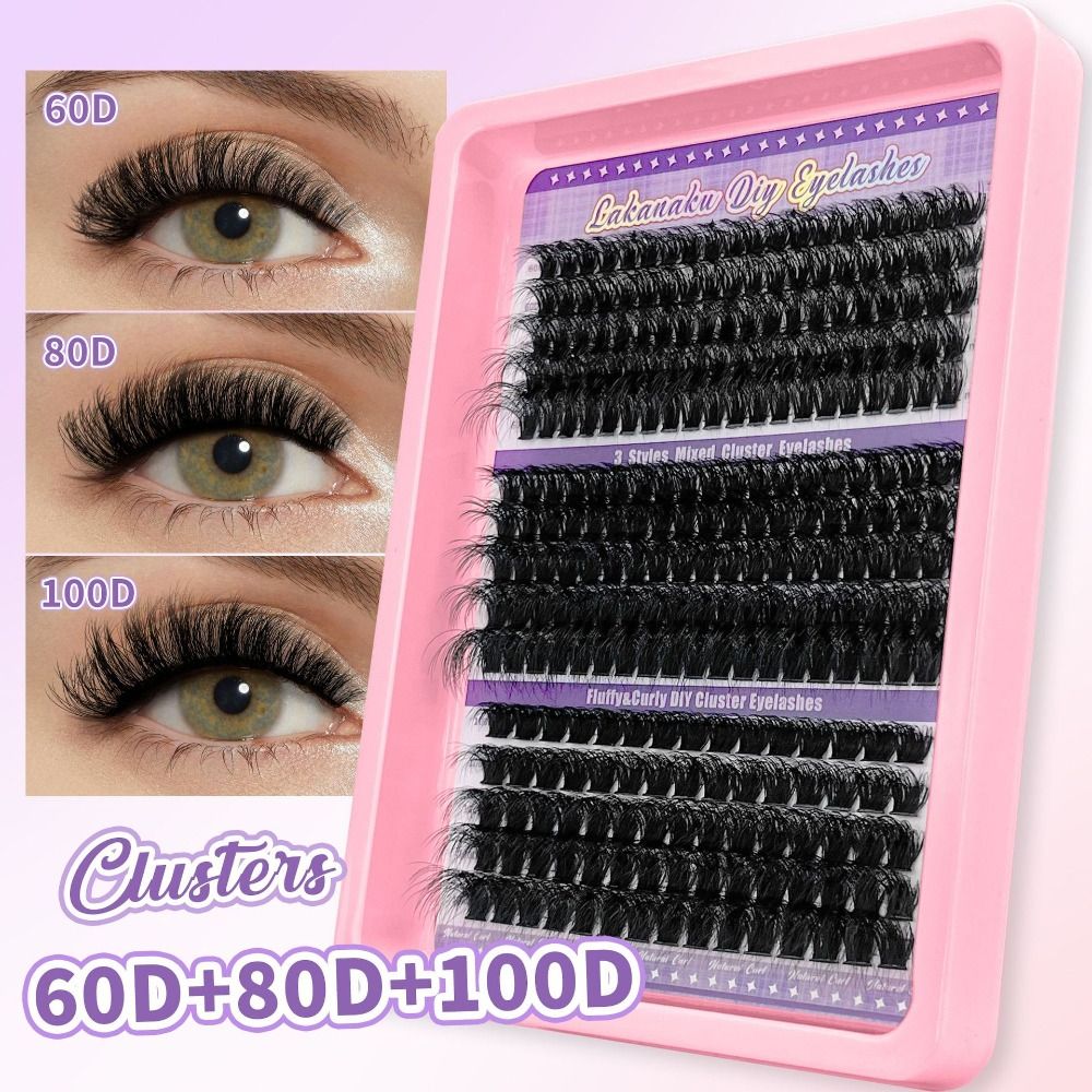ขนตาปลอมแบบ 3 มิติ ความยาว 9-1 - Eyelash Extension Kits บทวิจารณ์และราคา