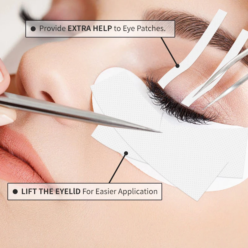 เทปขนตาไมโครพอร์5/10ชิ้นอุปกรณ - Eyelash Extension London บทวิจารณ์และราคา